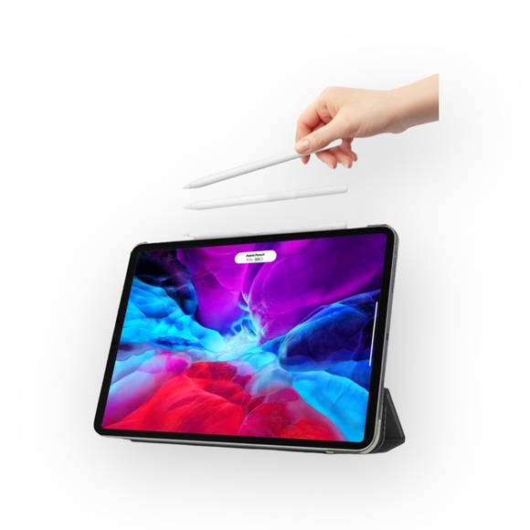 new ProCase  Smart Case Cover  Slim Stand iPad Pro 12.9  Gen 3 4 5 6  Black - Picture 14 of 16